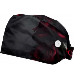 Bouffant Nurse Hats,Workout Hat with Buttons and Cotton Sweatband L707f7aatf $9.59 Skullies & Beanies