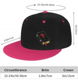 Leather Bound Bible Snapback Hats for Men Women Hat Baseball Cap Flat Bill Visor White Hat Pink $10.14 Baseball Caps