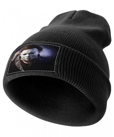 Knitted Beanie Hat Halloween Michael Myers Winter Hats Knitted Cap Daily Casual Hat for Men and Womens Black-Style-4 One Size...