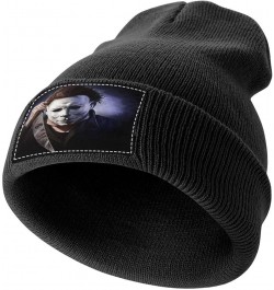 Knitted Beanie Hat Halloween Michael Myers Winter Hats Knitted Cap Daily Casual Hat for Men and Womens Black-Style-4 One Size...