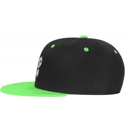 Cute Little Panda Baseball Cap for Men Women Snapback Hat Adjustable Flat Bill Hats Green $11.62 Baseball Caps