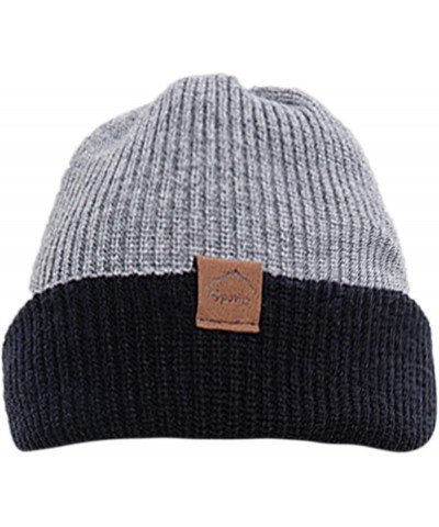 Beanie Hat for Men Women Soft Warm Slouchy Beanie Hat Fuzzy Lined Beanie Soft Daily Hat Grey-b $7.50 Skullies & Beanies