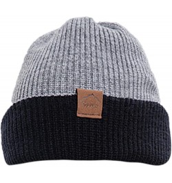 Beanie Hat for Men Women Soft Warm Slouchy Beanie Hat Fuzzy Lined Beanie Soft Daily Hat Grey-b $7.50 Skullies & Beanies