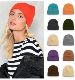 Winter Knitted Hats Women Men Skullies Beanies Girls Melon Caps Warm Bucket Hat Unisex Bonnet Light Beige $19.05 Skullies & B...