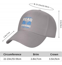 If You Can Read This You Re Fishing Too Close Baseball Cap for Men Women Dad Hat Classic Adjustable Golf Hats Gray $11.40 Bas...