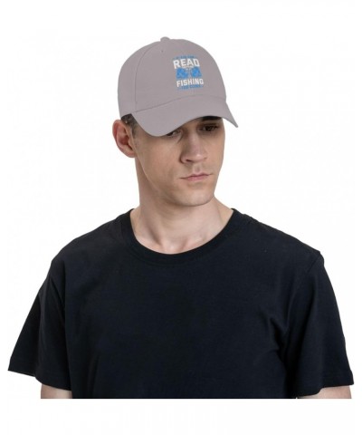 If You Can Read This You Re Fishing Too Close Baseball Cap for Men Women Dad Hat Classic Adjustable Golf Hats Gray $11.40 Bas...