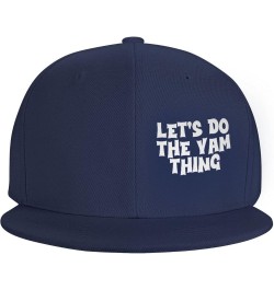 Women's and Men's Baseball Cap Let's do The yam Thing Low Profile Dad Hat Adjustable Casquette Cap,Black Navy Blue $10.46 Bas...