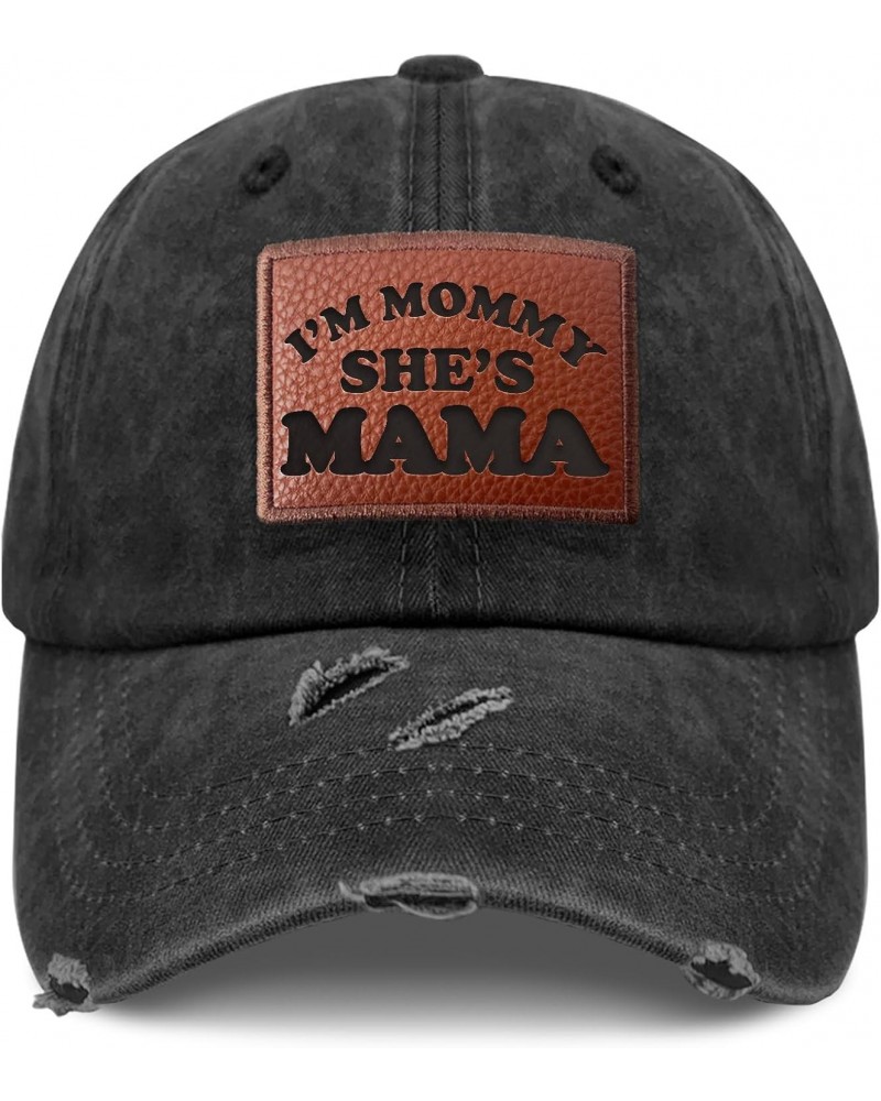 I'm Mommy She's Mama Cowboy Hat Funny Outdoor Hats Gifts for Mom Who Like Engraved,Cycling Caps Suitable for Streetwear $11.6...