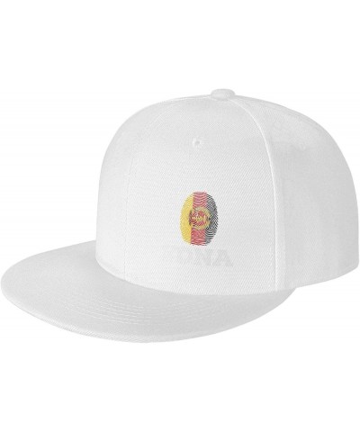 East Germany It's in My DNA Snapback Hat Baseball Cap for Men Women Hip Hop Style Flat-Brimmed Hats White $12.90 Baseball Caps