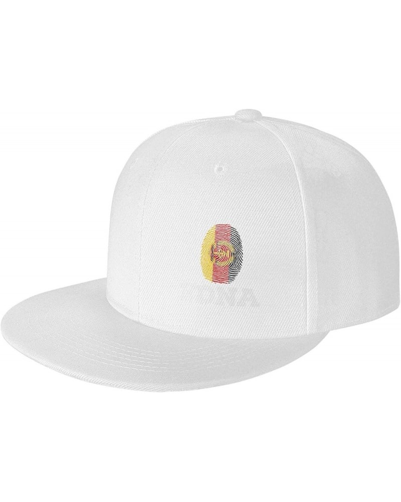 East Germany It's in My DNA Snapback Hat Baseball Cap for Men Women Hip Hop Style Flat-Brimmed Hats White $12.90 Baseball Caps