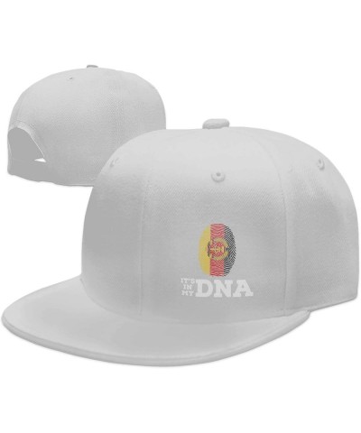 East Germany It's in My DNA Snapback Hat Baseball Cap for Men Women Hip Hop Style Flat-Brimmed Hats White $12.90 Baseball Caps