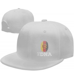 East Germany It's in My DNA Snapback Hat Baseball Cap for Men Women Hip Hop Style Flat-Brimmed Hats White $12.90 Baseball Caps