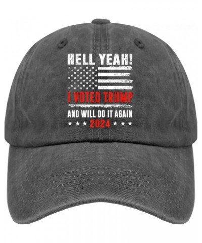 Vote Hats I Vote Trump and I Will Do It Again Hat for Womens Mens Pigment Black Running Hats Bucket Hat Pigment Black $12.64 ...