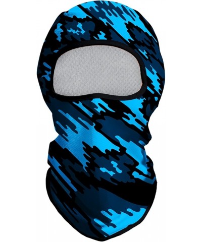 Balaclava Face Mask Men Women Lightweight for Ski Hunting Cycling Fishing Graffiti Blue $9.43 Balaclavas