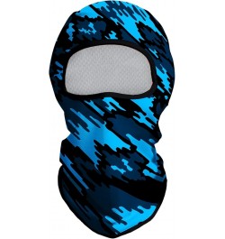 Balaclava Face Mask Men Women Lightweight for Ski Hunting Cycling Fishing Graffiti Blue $9.43 Balaclavas