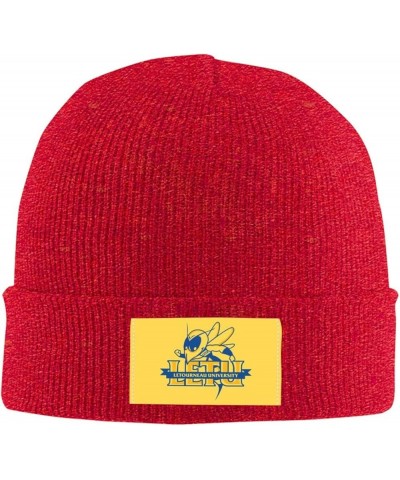 LeTourneau University Logo Stretch Knit Hat for Men Women Winter Warm Cap Red $7.36 Skullies & Beanies