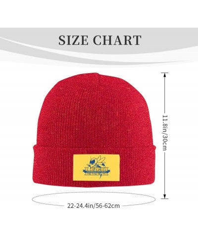 LeTourneau University Logo Stretch Knit Hat for Men Women Winter Warm Cap Red $7.36 Skullies & Beanies