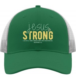 Cowboy hat Jesus is strongg i caan do alll thingss Through chrisst who straightens me Baseball Cap Women Retro hat Gifts for ...