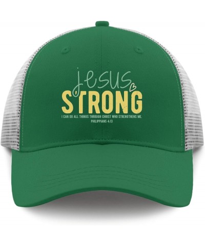 Cowboy hat Jesus is strongg i caan do alll thingss Through chrisst who straightens me Baseball Cap Women Retro hat Gifts for ...