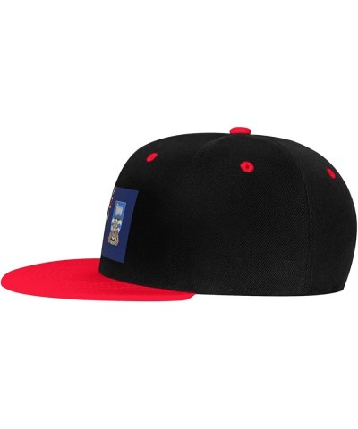 Flag of The Falkland Islands Snapback Hat for Men Women Baseball Cap Trucker Flat Bill Hats Dad Caps Red $13.09 Baseball Caps