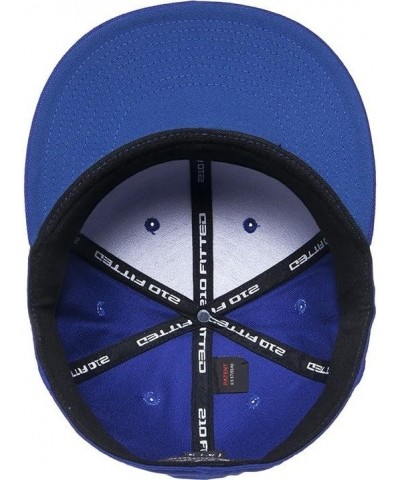 Premium Flatbill Cap – Fitted 6210 Royal $10.53 Baseball Caps