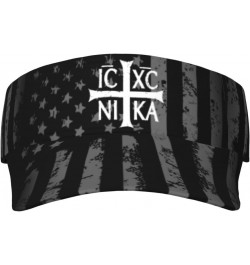 Ic Xc Nika Cross Christogram Orthodox Eastern Christianity Visor Cap Adjustable Uv Protection Sun Visor Hats Empty Top Baseba...