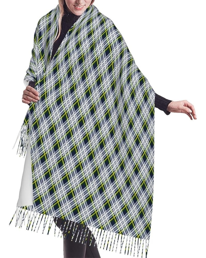 Tartan - Beige And Colored Cashmere Fringe Scarf Autumn And Winter Scarves The Most Soft Classic 2 $11.19 Scarves