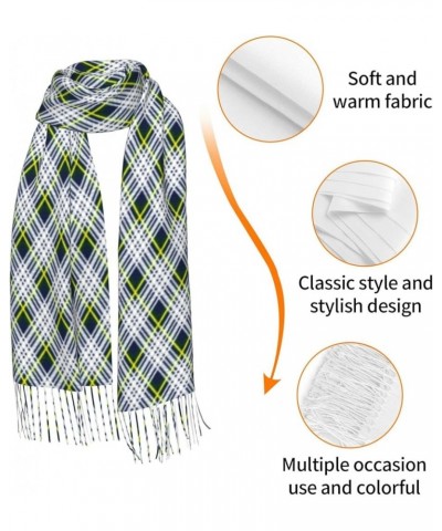 Tartan - Beige And Colored Cashmere Fringe Scarf Autumn And Winter Scarves The Most Soft Classic 2 $11.19 Scarves