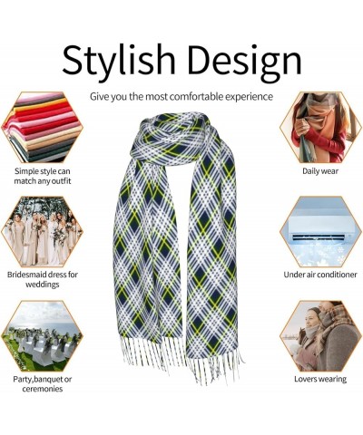 Tartan - Beige And Colored Cashmere Fringe Scarf Autumn And Winter Scarves The Most Soft Classic 2 $11.19 Scarves