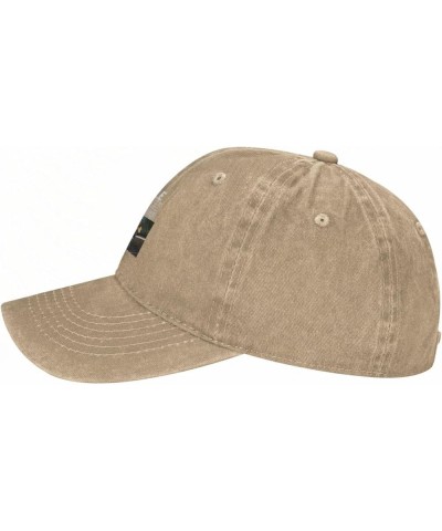 J.Coles Baseball Cap Denim Hat Outdoor Adjustable Classic Unisex Washed Cotton Soft Cap Black Natural $9.10 Baseball Caps