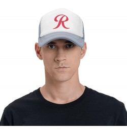 Tacoma Rainiers Breathable Mesh Hat with Team Logo Fashion Trucker Hats Adjustable Baseball Cap Gray $12.06 Baseball Caps