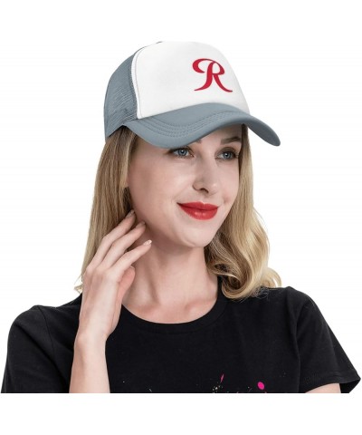 Tacoma Rainiers Breathable Mesh Hat with Team Logo Fashion Trucker Hats Adjustable Baseball Cap Gray $12.06 Baseball Caps