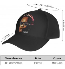 Young Hip Hop Thug Singer Baseball Cap Women Men, Adjustable Baseball Hats Unisex Denim Hat Trucker Dad Cap Outdoor Sport Hat...