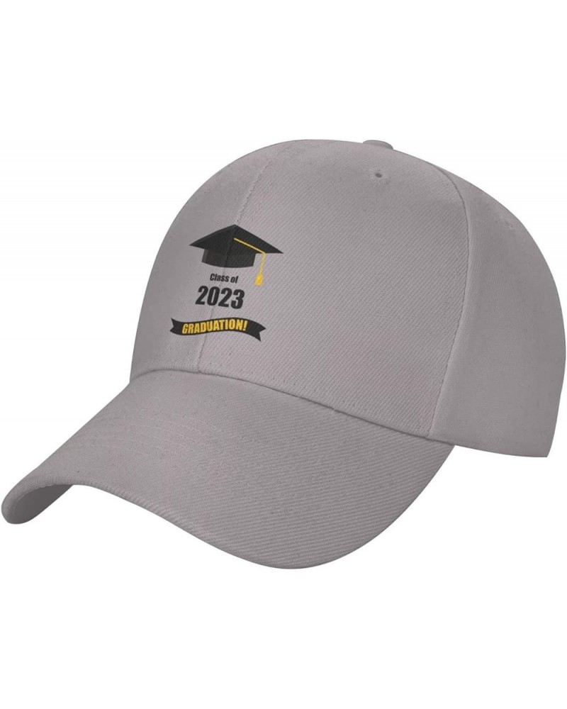 Seniors Class of 2023 Baseball CapAdjustable Sun Hat Curved Edge Dad Hat Gray3 $11.64 Baseball Caps