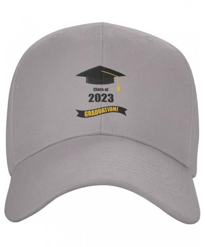 Seniors Class of 2023 Baseball CapAdjustable Sun Hat Curved Edge Dad Hat Gray3 $11.64 Baseball Caps