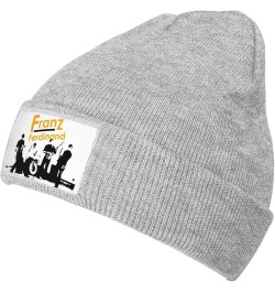 Franz Ferdinand Beanie Hat Cute Pattern Knit Cap Keep Warm Winter Beanie Men and Women Black Gray $11.32 Skullies & Beanies