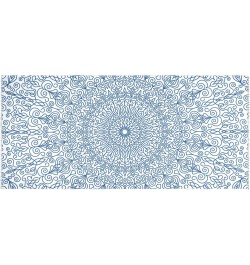 Scarf for Women Blue Mandala Scarf Warm Scarves Large Shawl Wrap Gifts for Mom $14.24 Scarves