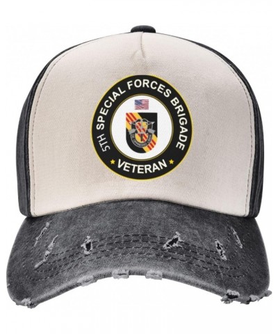 US Army 5th Special Forces Group Veteran Upgrade Style with Adjustable Cotton Baseball Caps $18.79 Baseball Caps