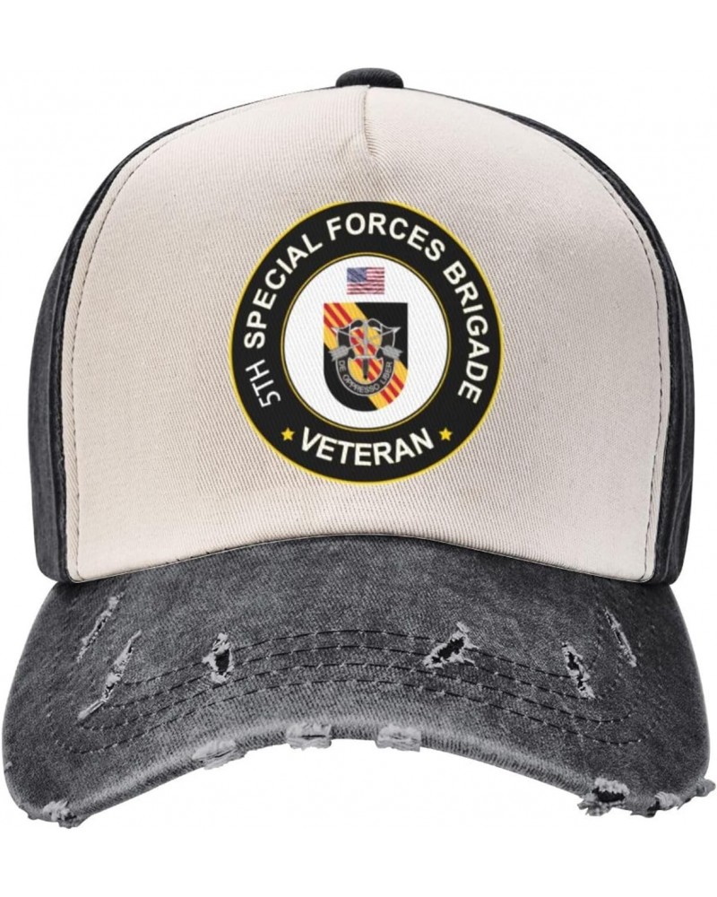 US Army 5th Special Forces Group Veteran Upgrade Style with Adjustable Cotton Baseball Caps $18.79 Baseball Caps