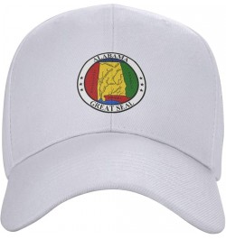 Seal of Alabama Baseball Cap for Men Women Classic Adjustable Golf Dad Hat White $12.61 Baseball Caps