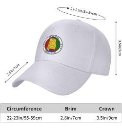 Seal of Alabama Baseball Cap for Men Women Classic Adjustable Golf Dad Hat White $12.61 Baseball Caps