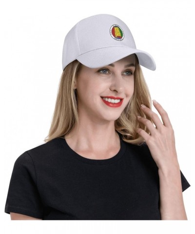 Seal of Alabama Baseball Cap for Men Women Classic Adjustable Golf Dad Hat White $12.61 Baseball Caps