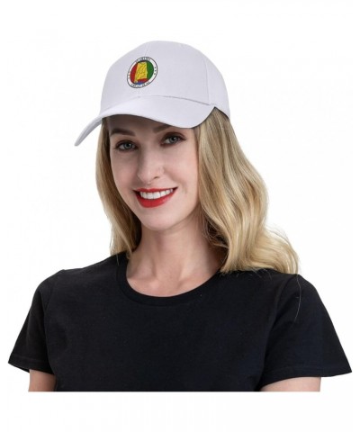 Seal of Alabama Baseball Cap for Men Women Classic Adjustable Golf Dad Hat White $12.61 Baseball Caps