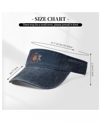 Coat of arms of Latvia Sun Hat Sun Visor Hats for Women Men Baseball Cap Golf Hats Navy Blue $13.49 Visors