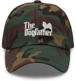 Finnish Lapphund Dad Hat - Finnish Lapphund Hat Green Camo $22.09 Baseball Caps