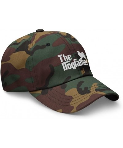 Finnish Lapphund Dad Hat - Finnish Lapphund Hat Green Camo $22.09 Baseball Caps