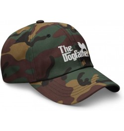 Finnish Lapphund Dad Hat - Finnish Lapphund Hat Green Camo $22.09 Baseball Caps