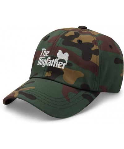 Finnish Lapphund Dad Hat - Finnish Lapphund Hat Green Camo $22.09 Baseball Caps