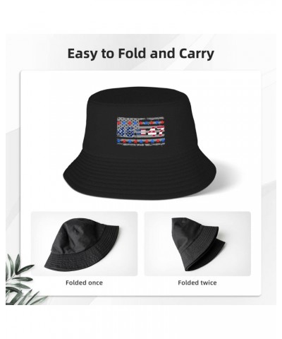 Pro Trump 45 47 President 2024 47th Potus Stay Cool and Stylish with Our Trendy Bucket Hats - Perfect for Summer Fun and Outd...