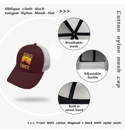 Sun hat Cross Jesus Saves Baseball Cap Women Music hat Gifts for Him Golf Hats Suitable for Summer Casual Chestnut Red $9.68 ...